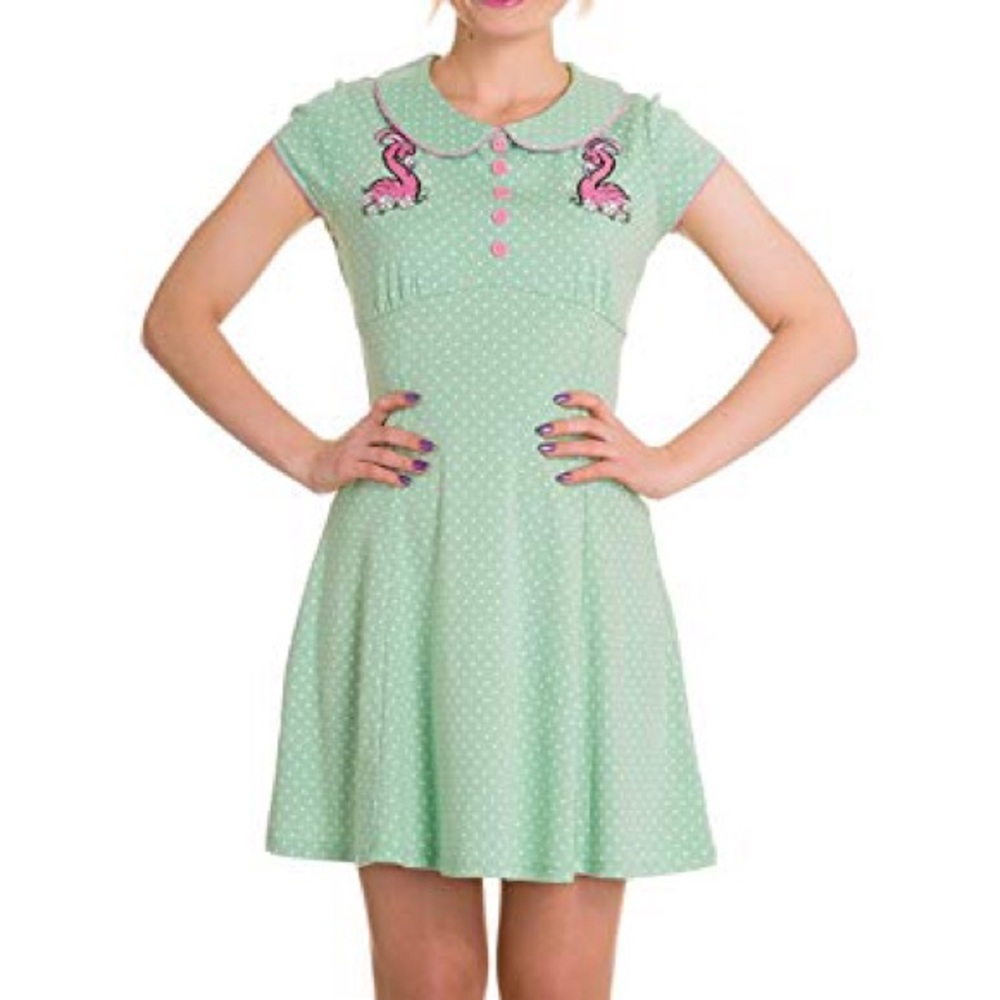 Retro Flamingo Dress